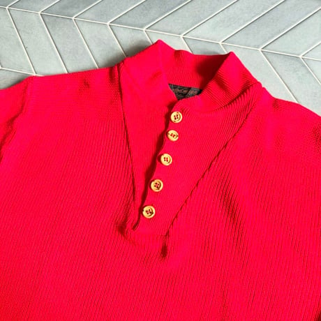 90s Eddie Bauer ハーブボタンニット