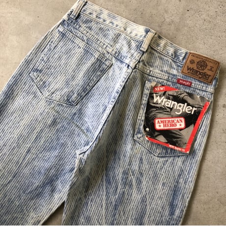 〜90's USA製 未使用WRANGLER 〝HURNCANE WASH〟W32×L32