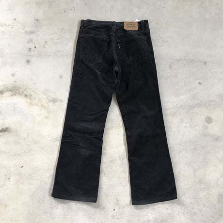 Levi'sチュニジア製コーデュロイパンツ ブラック