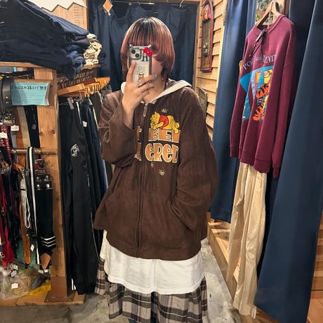 プーさんフリースジップパーカー