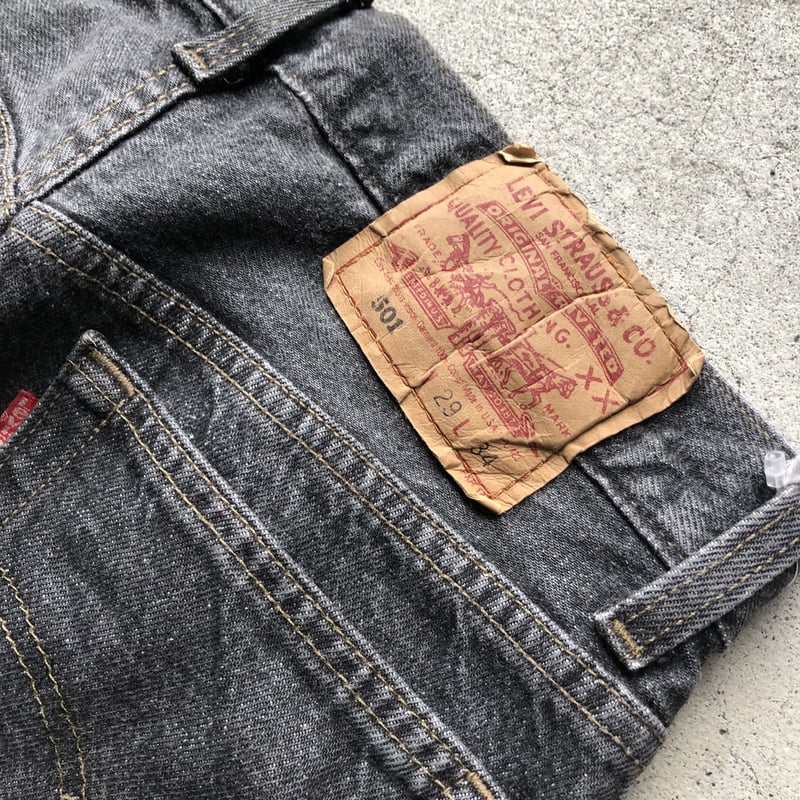 90's USA製 Levi's501 W29 先染めブラック | CUSTOM FEVER 90's USA製 Levi's501 W29 先染めブラック | CUSTOM FEVER