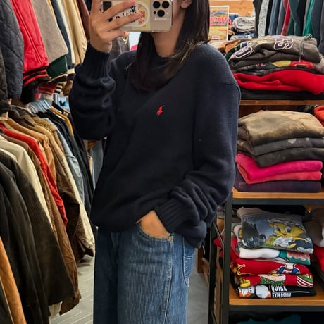 POLO コットンニット