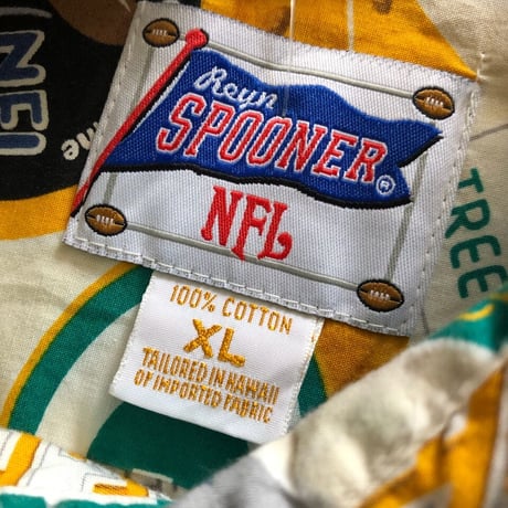 Reyn spooner × NFL🏉総柄シャツ