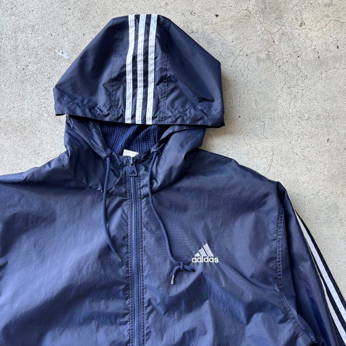 90s adidas フーディナイロンジャケット | CUSTOM FEVER