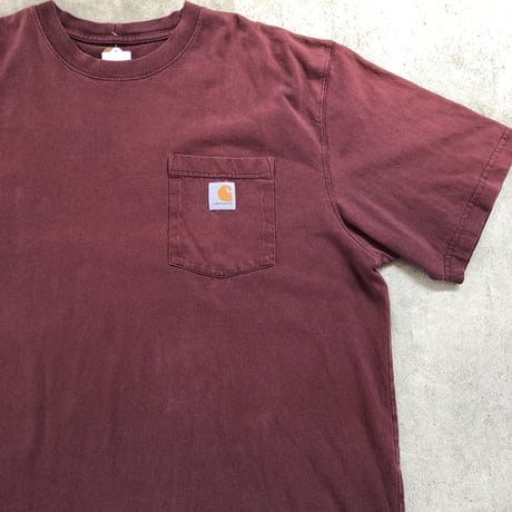 Carhartt ワンポイントポケT  エンジL
