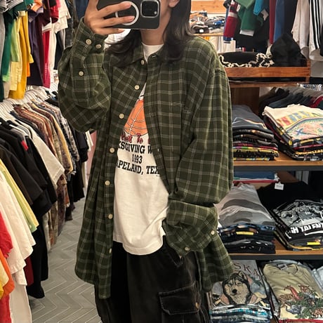 〜00s Timberland チェックネルシャツ