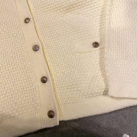 アクリルニットカーディガン