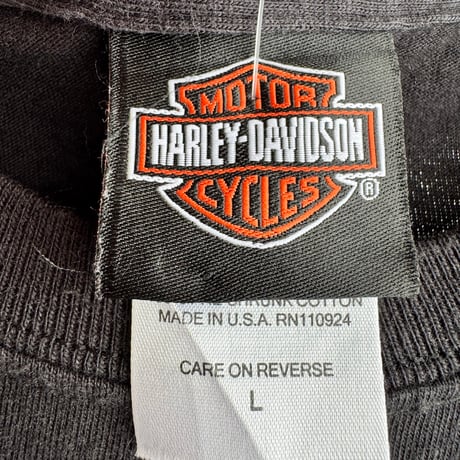 USA製 HARLEY DAVIDSON プリントTシャツ L