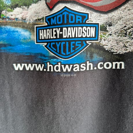 USA製 HARLEY DAVIDSON プリントTシャツ L