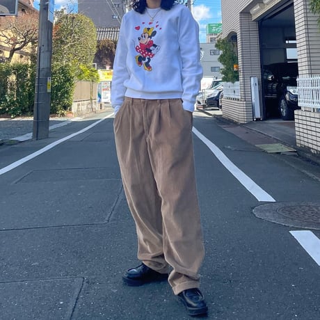 USA製ミニーちゃんラグランスウェット