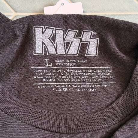 KISS プリントTシャツ