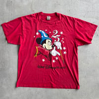 90s USA製 Disney ミッキー両面プリントTシャツ