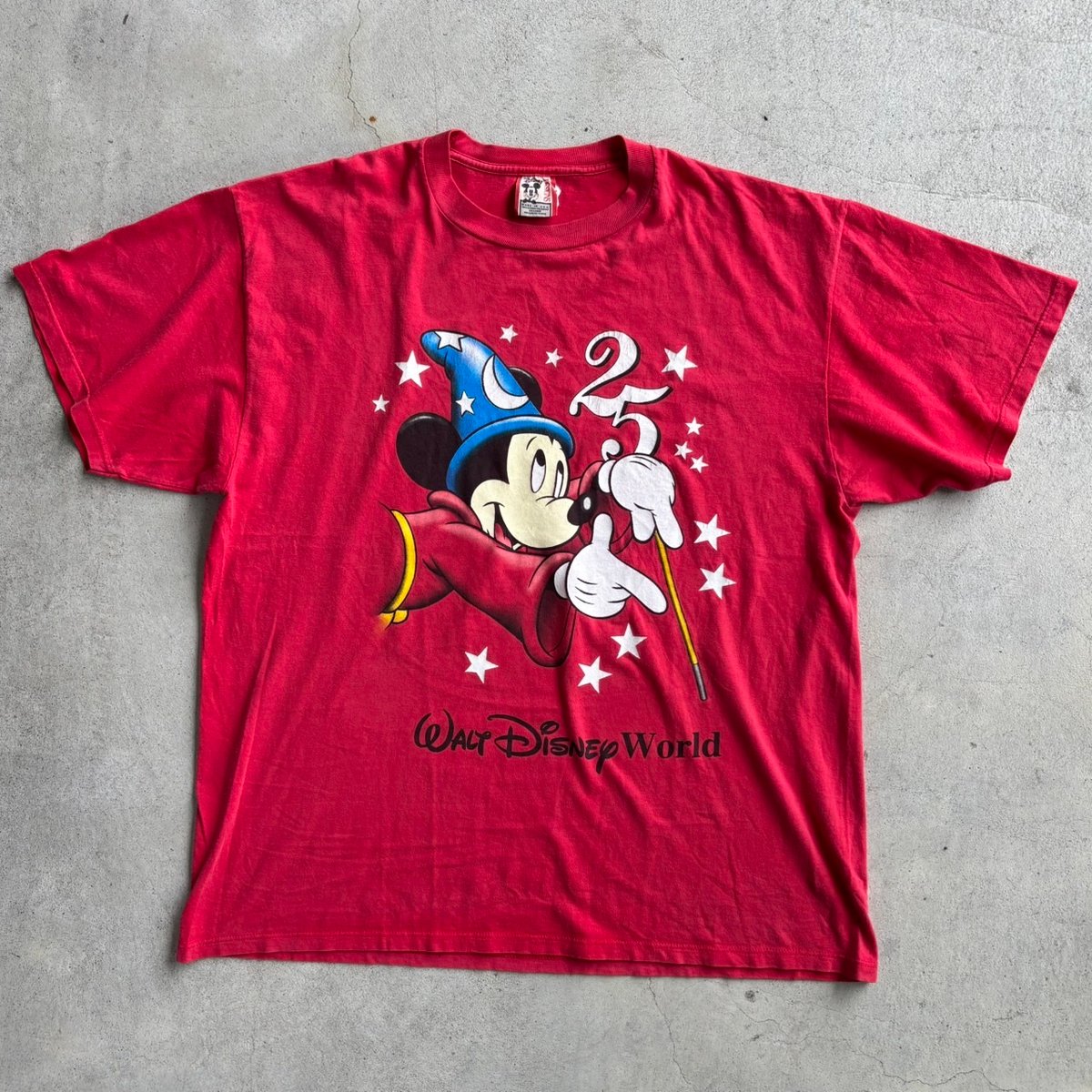 90s USA製 Disney ミッキー両面プリントTシャツ | CUSTOM FEVER