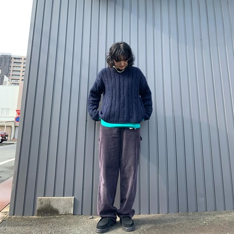 Eddie Bauerケーブルニット