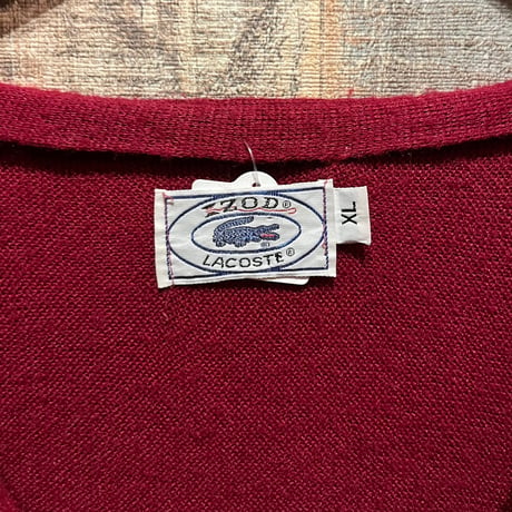 IZOD LACOSTE アクリルカーディガン