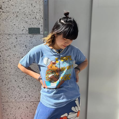 クマ シングルステッチTシャツ