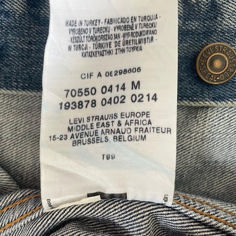 トルコ製 Levi's Gジャン