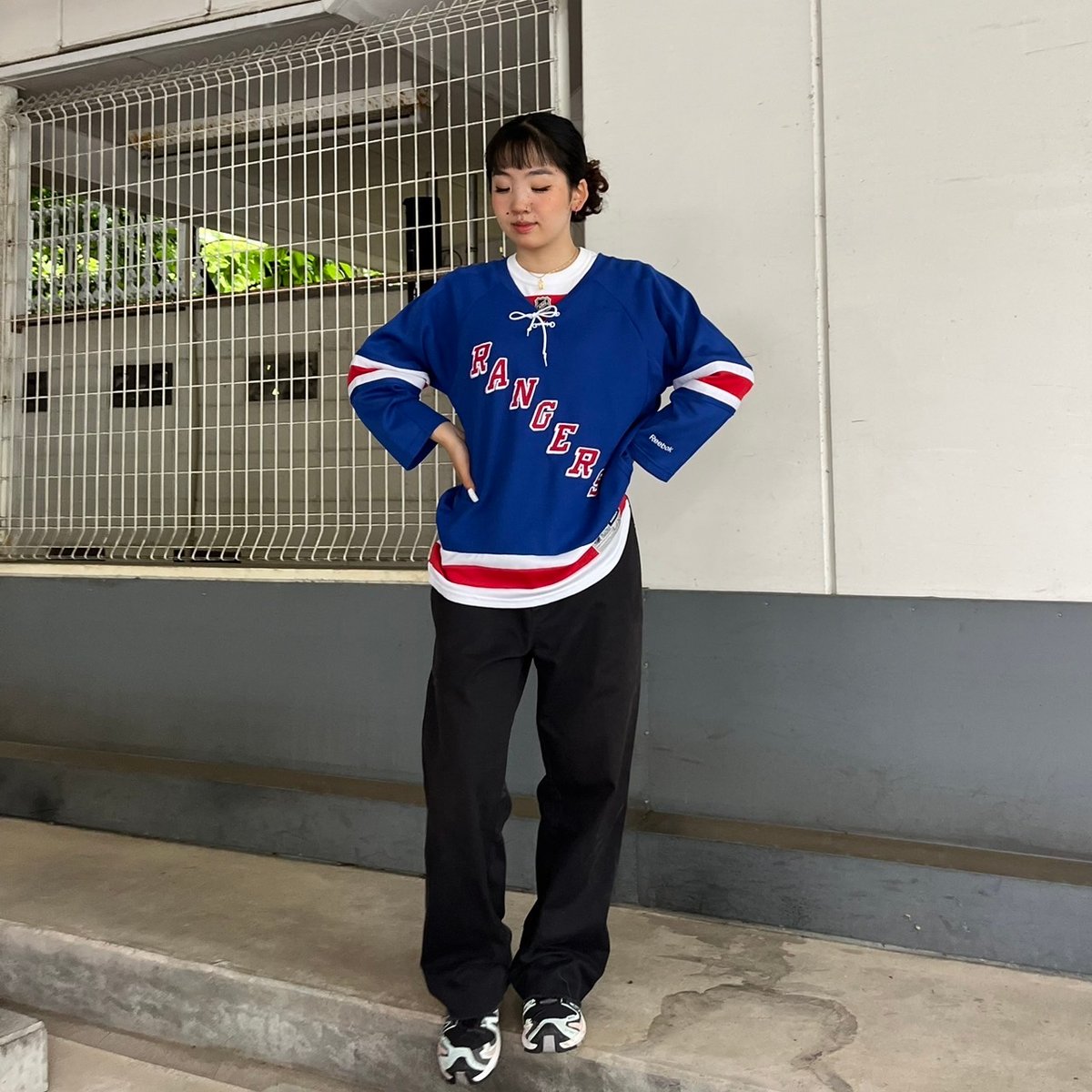 Reebok NHLチーム レースアップゲームシャツ | CUSTOM FEVER