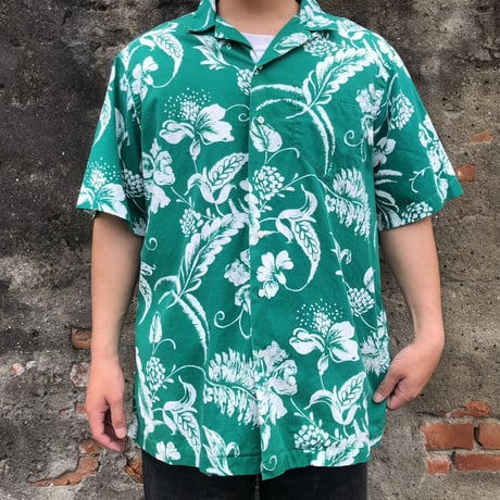 USA製 POLO by Ralph Lauren 総柄シャツ L