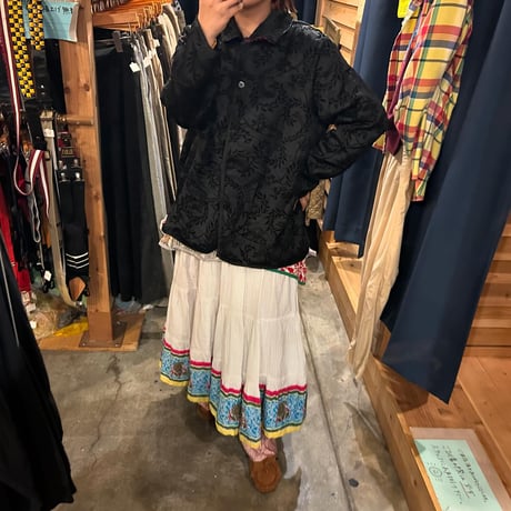 リバーシブル花柄ジャケット