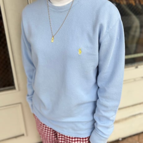 POLO ワンポイントサーマルロンT