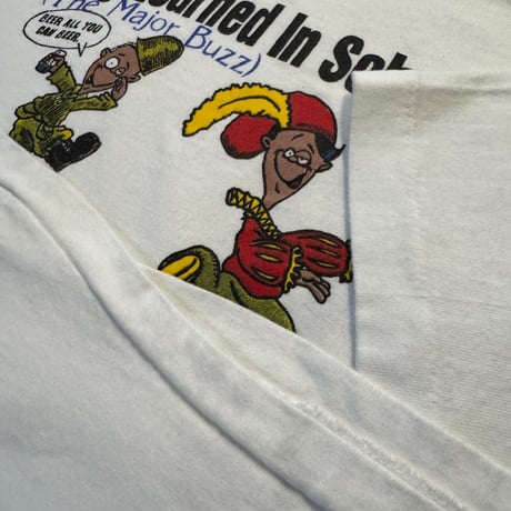90's USA製 BEER プリントTシャツ XL