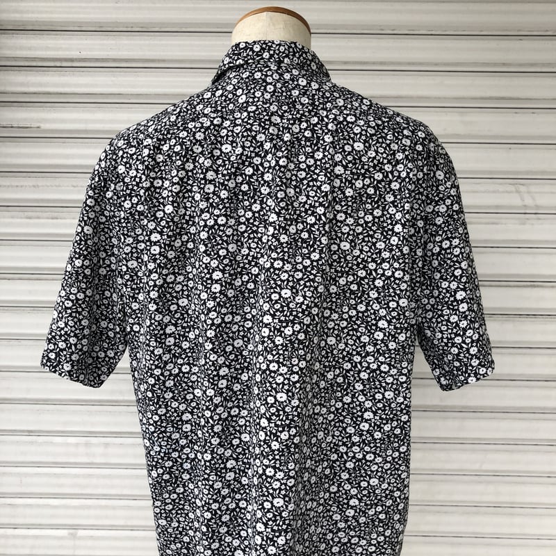 Ralph Lauren白黒花柄オープンカラーシャツ | CUSTOM FEVER