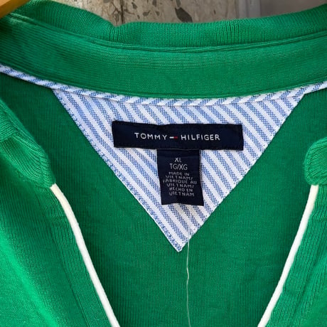 NOS! Tommy Hilfiger Vネックポロシャツ