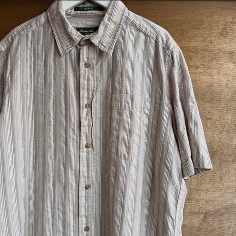 Eddie Bauer シアサッカーシャツ