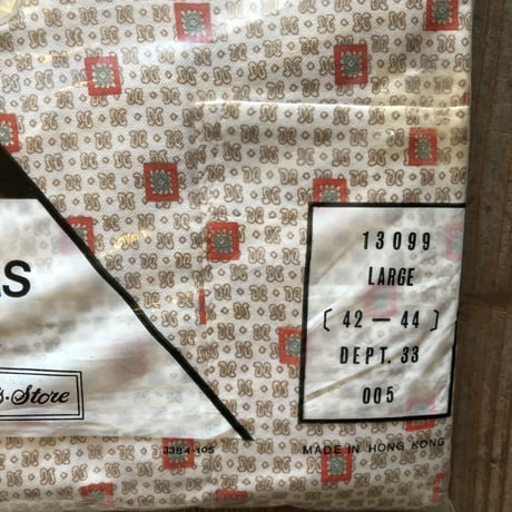 未使用70's〜Sears FLANNEL PAJAMAS SET UP