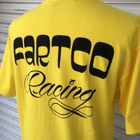 FARTCO プリントTシャツ FARTCO RACING両面プリント