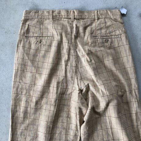 USA製 未使用 Polo by Ralph Lauren  チェック柄パンツ W34×L32