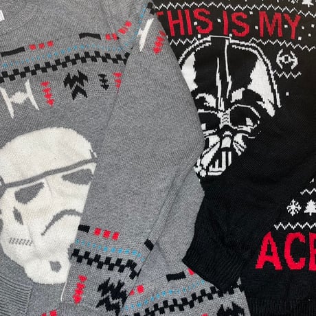 STAR WARS ストームトルーパー　クリスマスニット