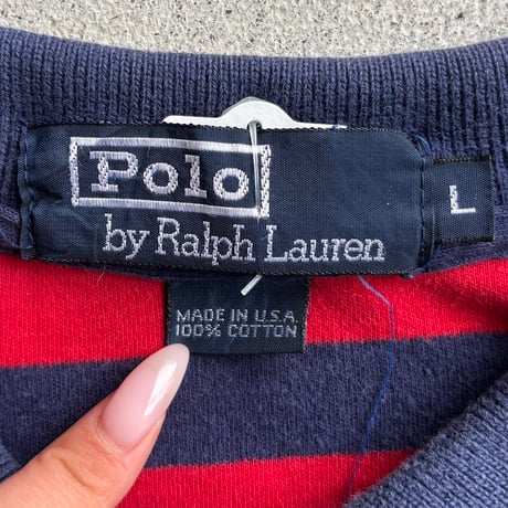 USA製　POLO ボーダーポロシャツ