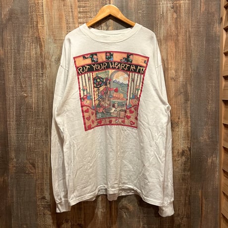 USA製 女の子長袖Tシャツ