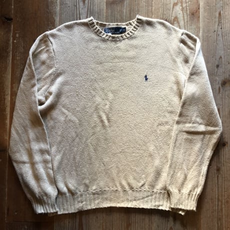 Polo by Ralph Lauren コットンニットセーター L
