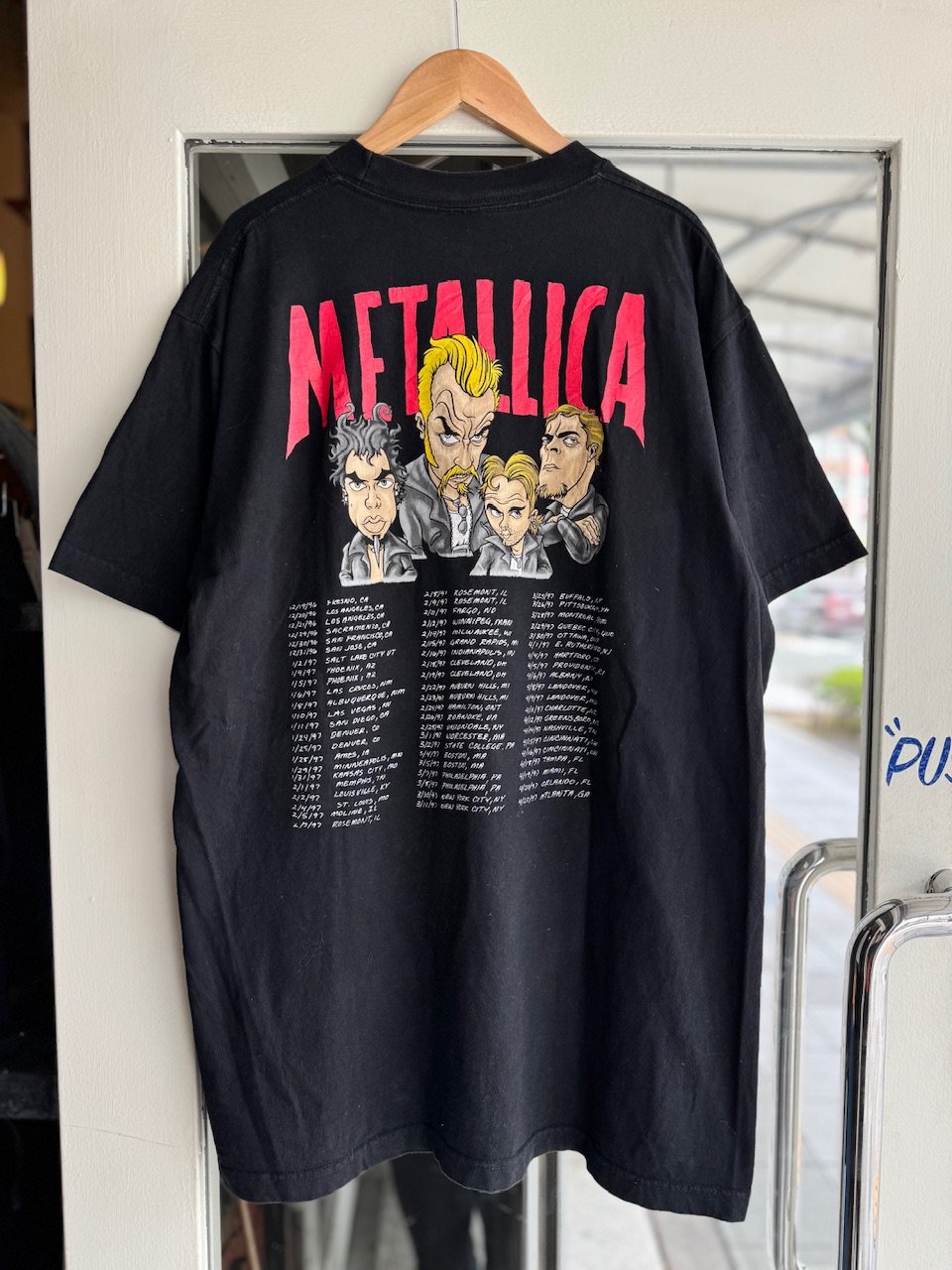 X*a様 90’s LLICA ツアーTシャツ L相当 状態◎バンドT 90's METALLICAバンドツアーTシャツ L | CUSTOM FEVER
