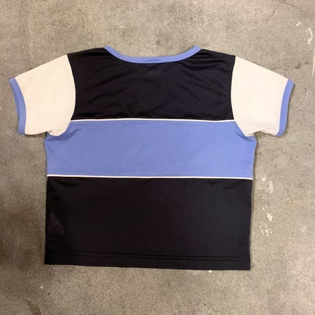 USA製NIKE ショート丈メッシュTシャツ