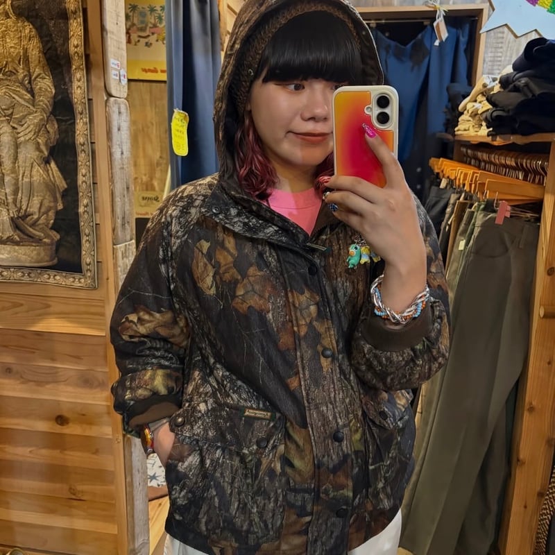 Remington リアルツリー柄中綿入りアクティブジャケット | CUSTOM FEVER