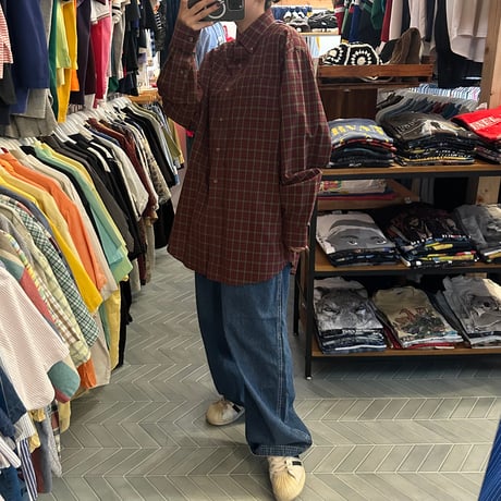 L.L.Bean タータンチェック柄シャツ