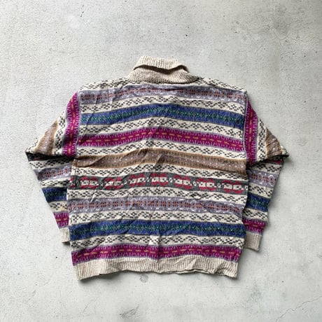 Eddie Bauer ショールカラーニット