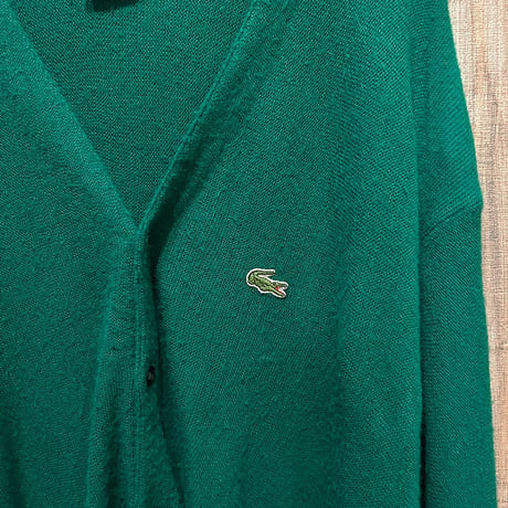LACOSTE アクリルカーディガン