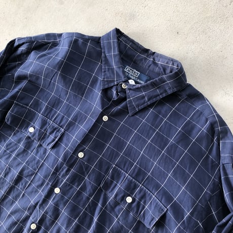 Ralph Lauren チェックシャツ 〝BENFORD〟XL ポニーマーク無し