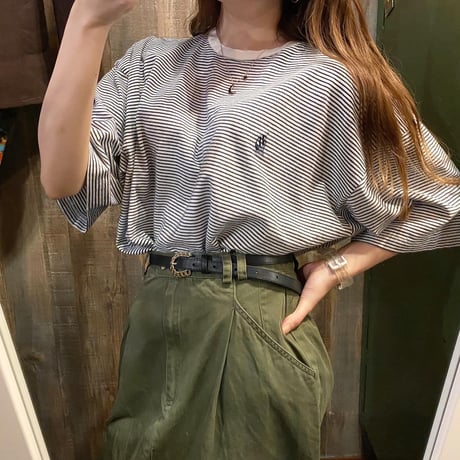 USA製NAUTICAボーダーTシャツ