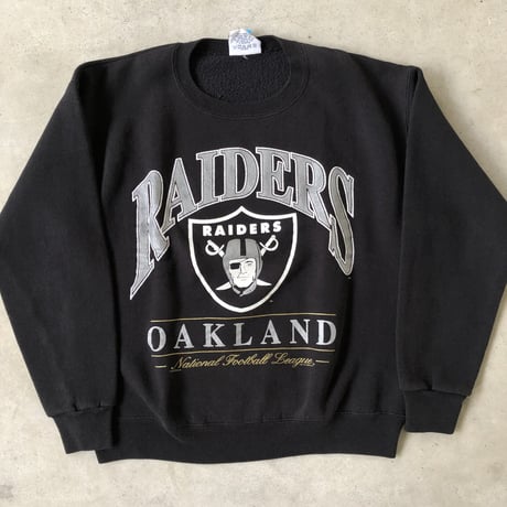 〜90's USA製 OAKLAND RAIDERS プリントスウェット