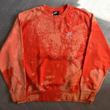 NIKE ブリーチ加工スウェット