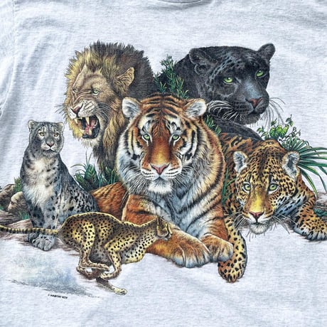 USA製アニマルプリントTシャツ