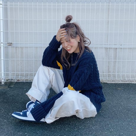 POLO JEANS CO.ケーブルコットンニット