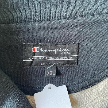 championハーフジップスウェット