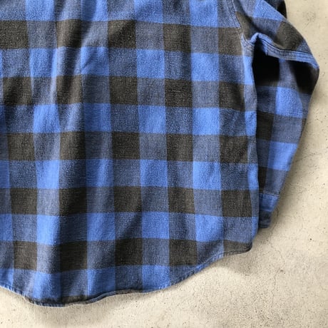 90's〜NORTHWEST TERRITORY   青×黒ブロックチェック